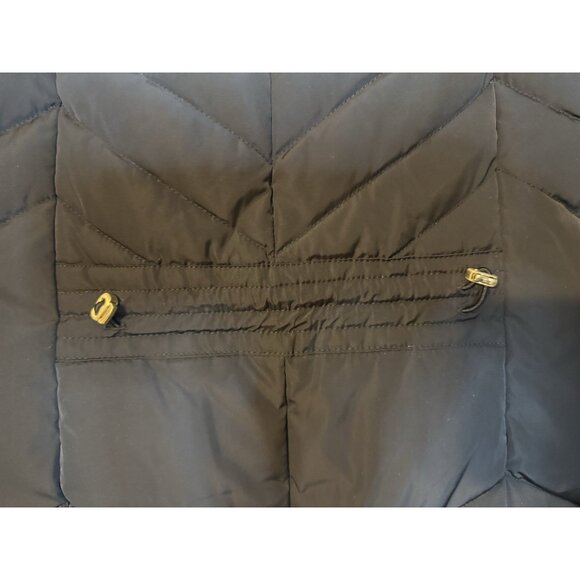Cole Haan Women's Long Maxi Puffer Coat Hood S Small Down Quilted NEW - Picture 10 of 14